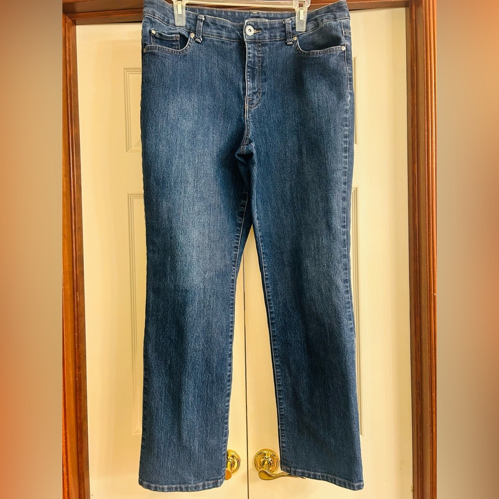 Bandolino Classic Straight Leg Denim Jeans